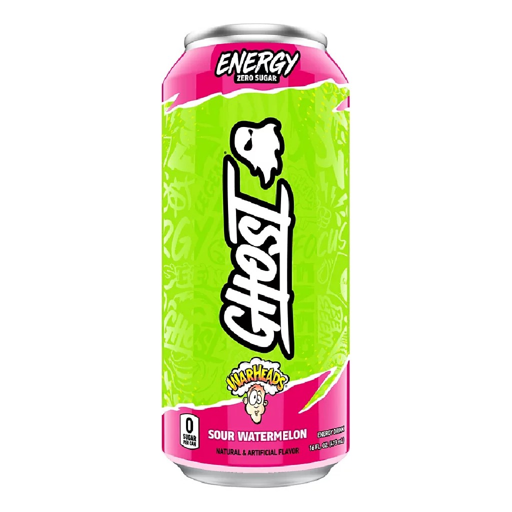 Ghost Warheads Energy Drink Sour Watermelon Χωρίς Ζάχαρη Κουτί 473ml